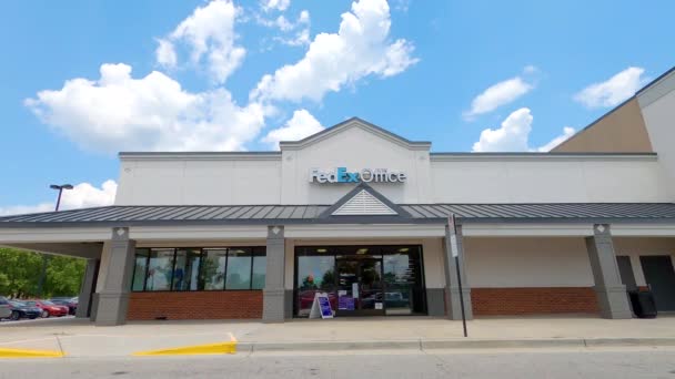 Snellville Fedex Ofis Mağazası — Stok video