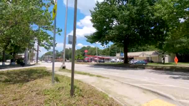 Atlanta Traffic Mooreland Little Points — Stock video