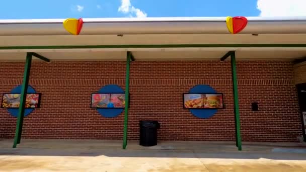 Loganville Sonic Drive Thru Drive — Stock video