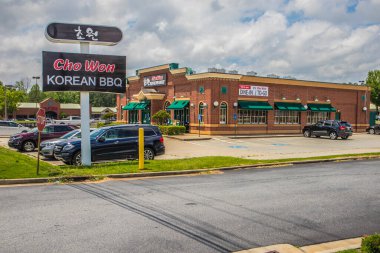 Gwinnett County, Ga / USA - 05: 25 20: ChoWon Kore Barbekü Lokantası Pleasant Hill rd.