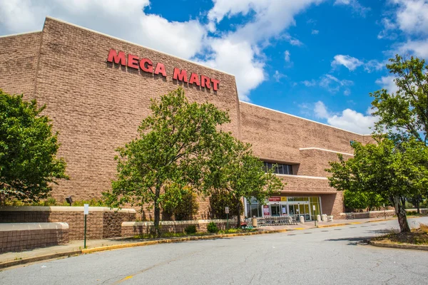 Condado Gwinnett Usa Entrada Mega Mart Gwinnett Place Mall Que — Foto de Stock