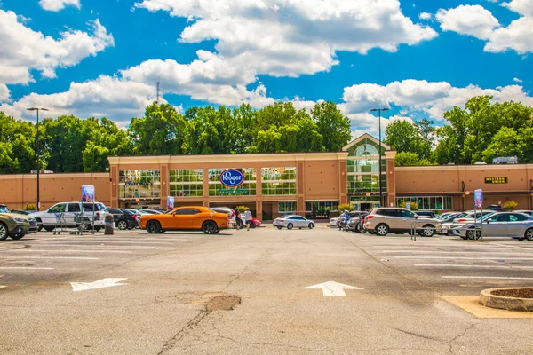 Atlanta Usa Veduta Del Centro Commerciale Kroger Dove Sono Svolte — Foto Stock