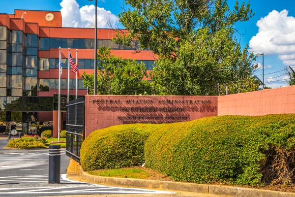 College Park Usa Federal Aviation Administration Building Entrance Sign — 스톡 사진