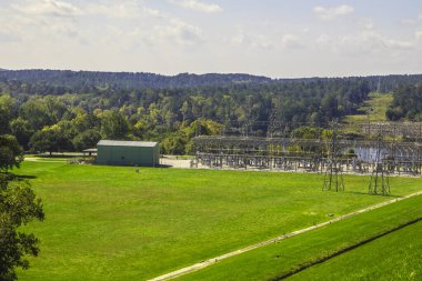 Augusta, Ga / USA - 10: 13: 20: J. Strom Thurmond Barajı Santrali 