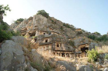 Kayadaki antik şehir