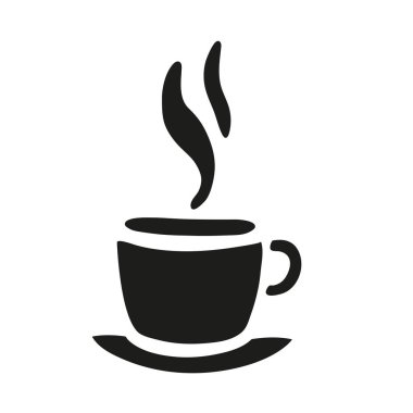 kahve fincanı tabağı, beyaz arka plan üzerinde