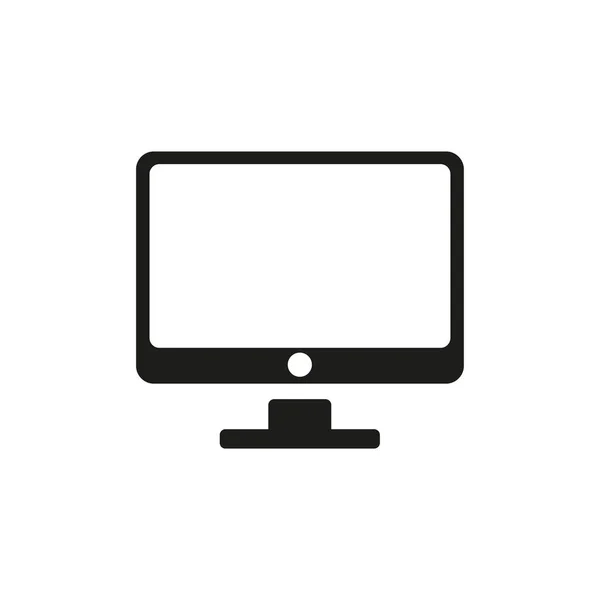 Vektorillustration Des Desktop Computers — Stockvektor