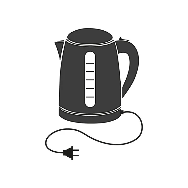 Vector Illustration Electric Kettle Icon — Stock Vector