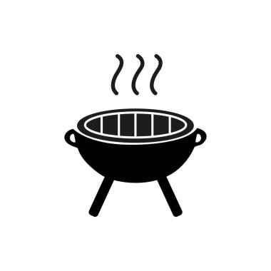 Barbecue icon isolated on white background. clipart