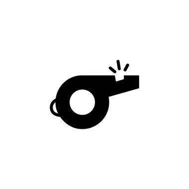 beyaz zemin üzerinde izole ıslık