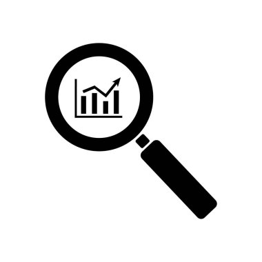 beyaz arka planda büyüteçli arama simgesi 