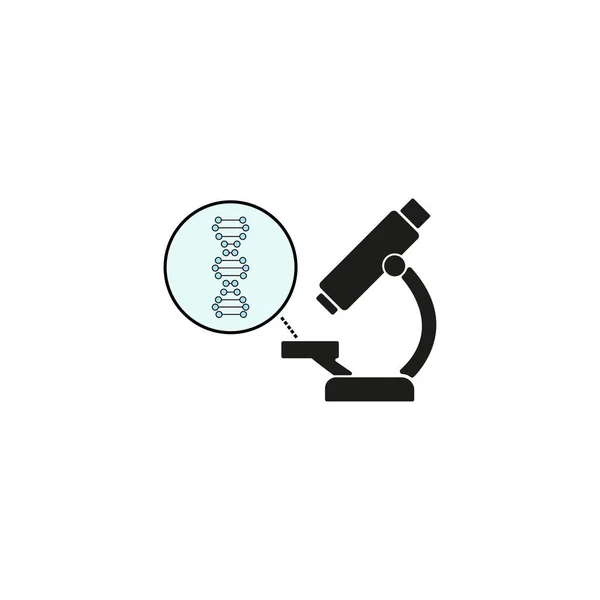 Vector Illustration Laboratory Microscope Icon — Stock Vector