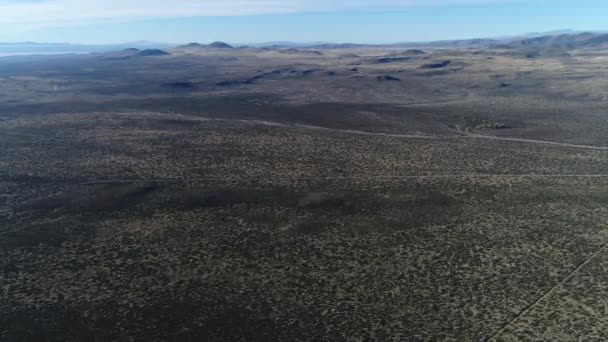 Сцена Воздушного Беспилотника Степным Ландшафтом Национальном Парке Пайуния Маларг Мендоса — стоковое видео