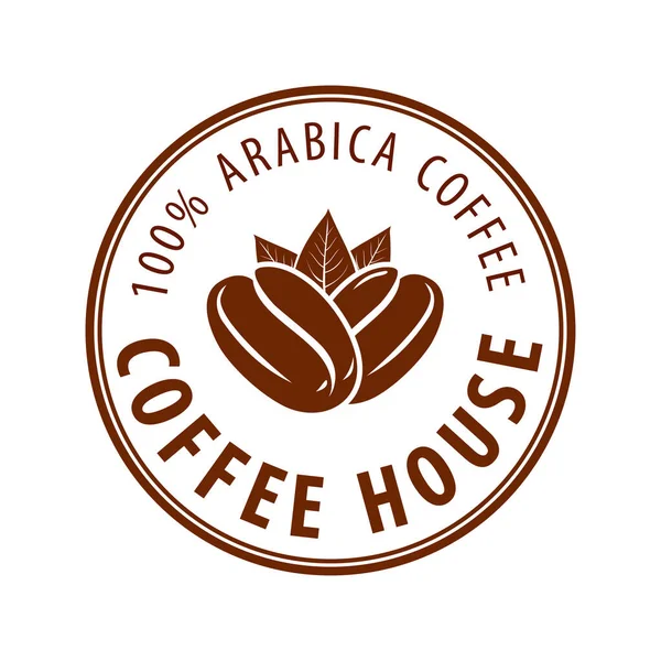 Schwarzer Kaffee Vintage Logo Design, Symbol, heiß, Speisekarte, Espresso, Emblem — Stockvektor