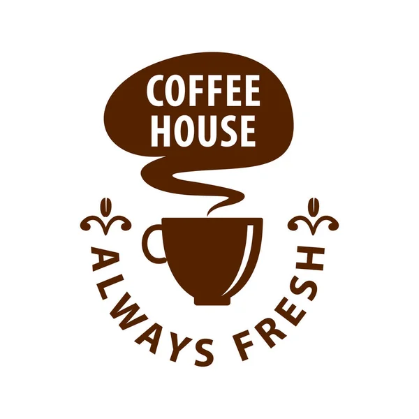 Kahve dükkanı logo tasarım şablonu. Retro kahve amblemi. Vektör sanatı. — Stok Vektör