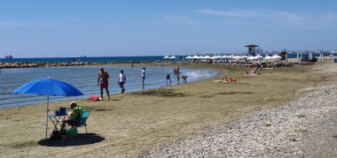 Larnaka 'daki ünlü Oroklini Sahili