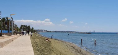 Larnaka 'daki ünlü Oroklini Sahili