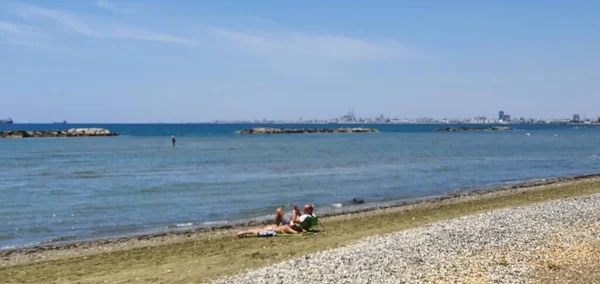 Larnaka 'daki ünlü Oroklini Sahili