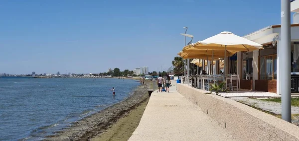 Playa Oroklini Larnaca Chipre — Foto de Stock