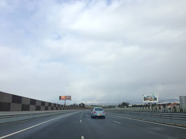 Highway Connecting Limassol City Nicosia Latsia Municipality — Stock Photo, Image