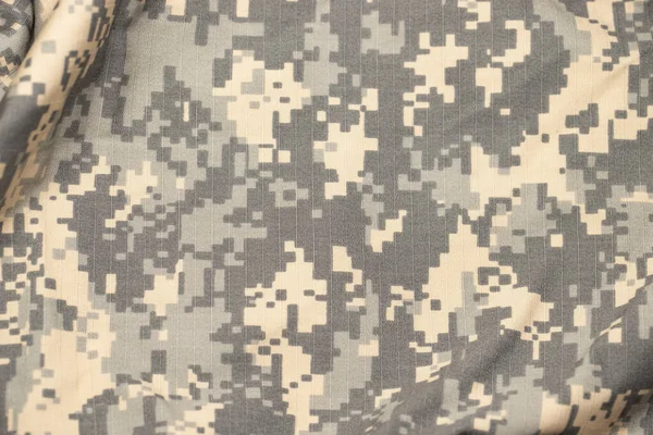 US army digital camouflage fabric texture background. Camouflage pattern cloth texture.