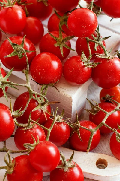 Cherry Tomatoes from a farmers market close up