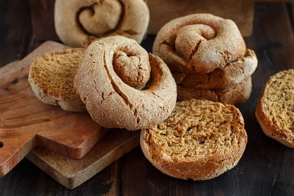 Frisella, typical south italian bread, apulian bread