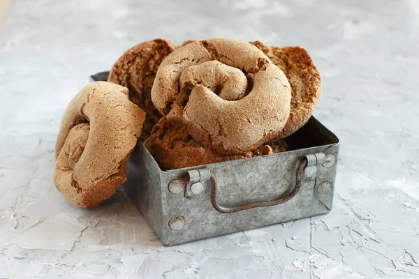 Frisella Pão Típico Sul Itália Pão Apuliano — Fotografia de Stock