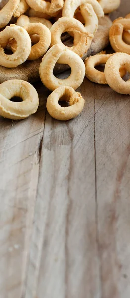 Taralli Aperitivo Italiano Tradicional Puglia Cerca —  Fotos de Stock