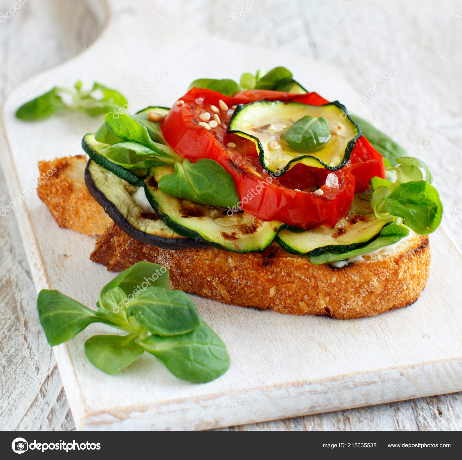 Y queso de tierno sandwich calabacin