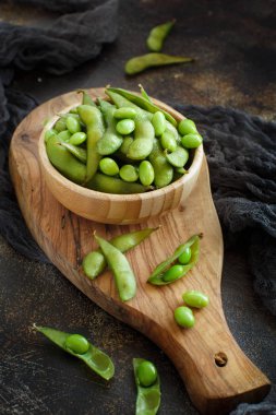 Yeşil organik Edamame fasulye