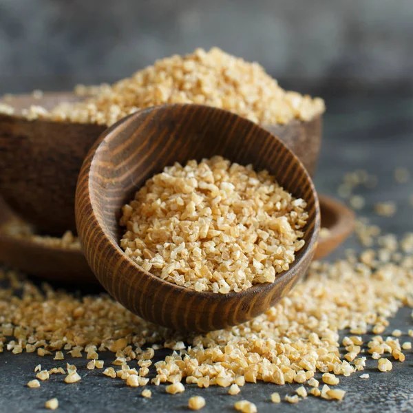 Granos secos de trigo bulgur — Foto de Stock