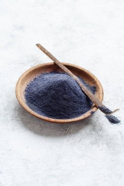 Mavi matcha tozu
