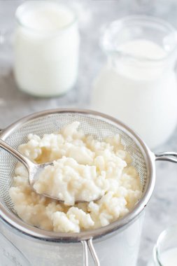 Kefir tahıl ve fermente içecek kefir