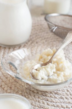 Kefir tahıl ve fermente içecek kefir