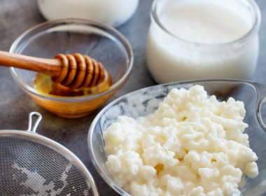 Kefir tahıl ve fermente içecek kefir