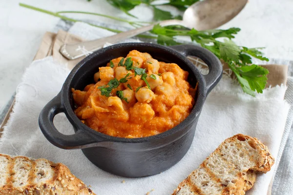 Chana masala india o curry de garbanzos —  Fotos de Stock