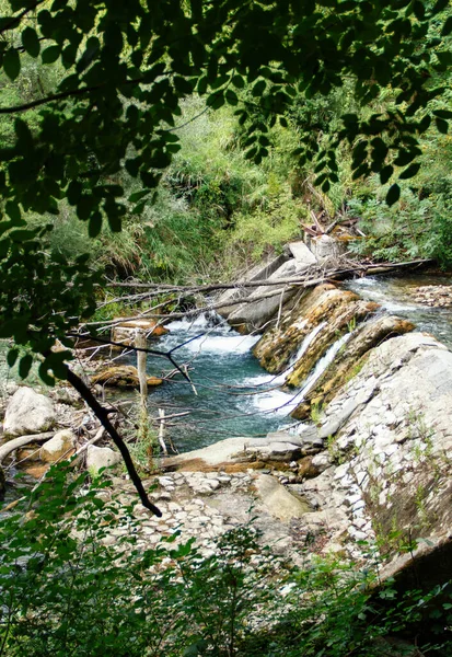 Rivière Sammaro près de Roscigno en Campanie, Italie — Photo