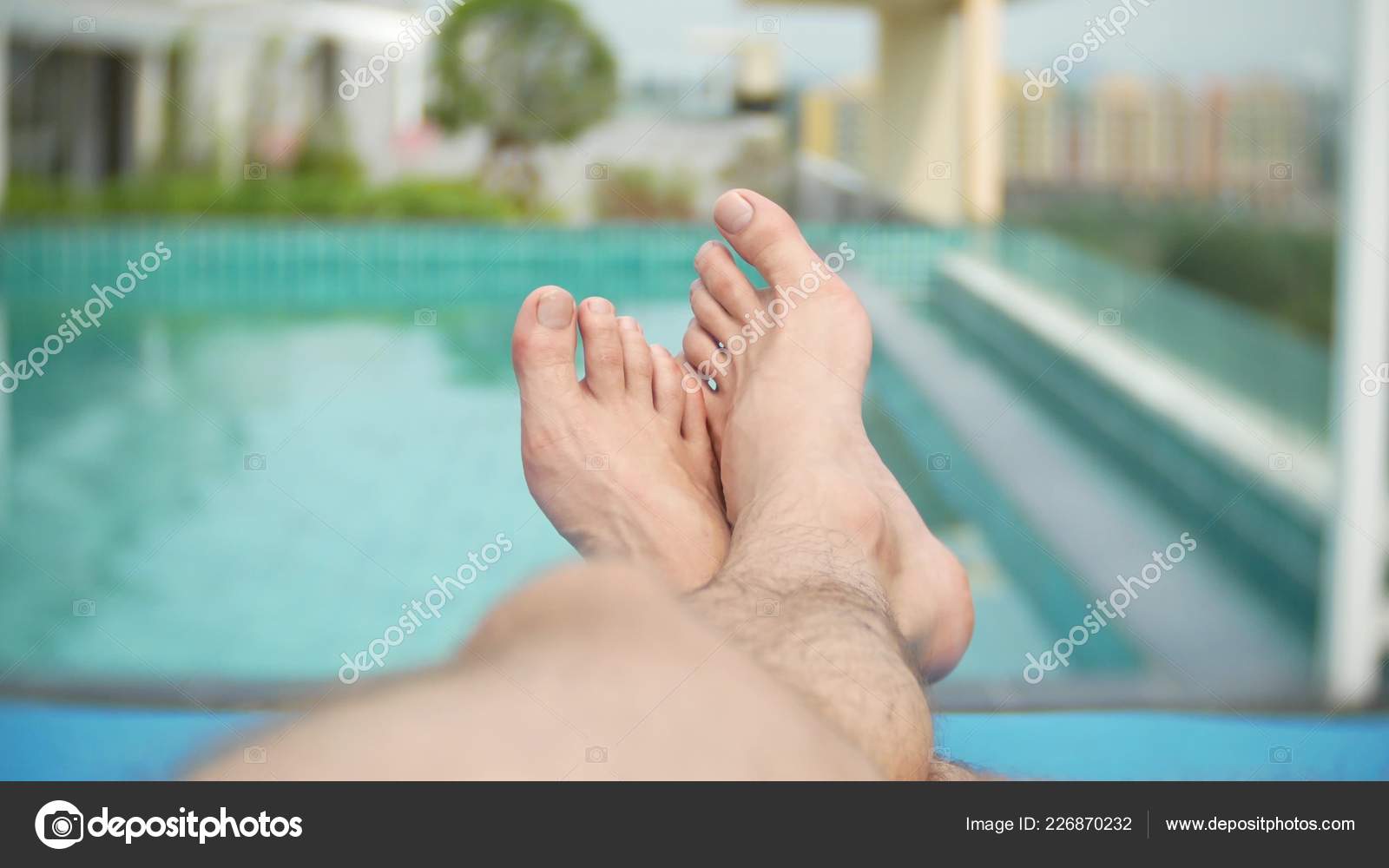 Male Legs On The Day By The Swimming Pool Background Blur Stock Photo Image By C Kopitin Male Legs On The Day By The Swimming Pool Background Blur Stock Photo Image By C Kopitin