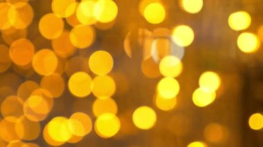 Altın bokeh arka plan. bir sürü altın bulanık ışıklar