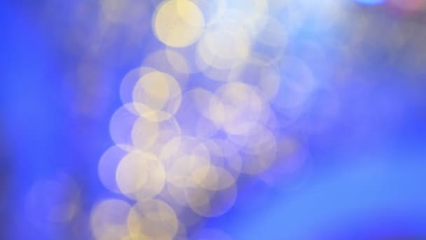 Buntes Bokeh Viele Farbige Verschwommene Lichter — Stockvideo