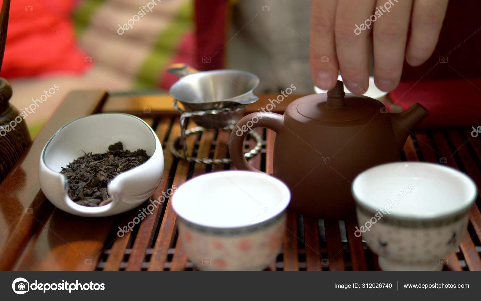 Cerimônia chinesa de faca de chá puerh