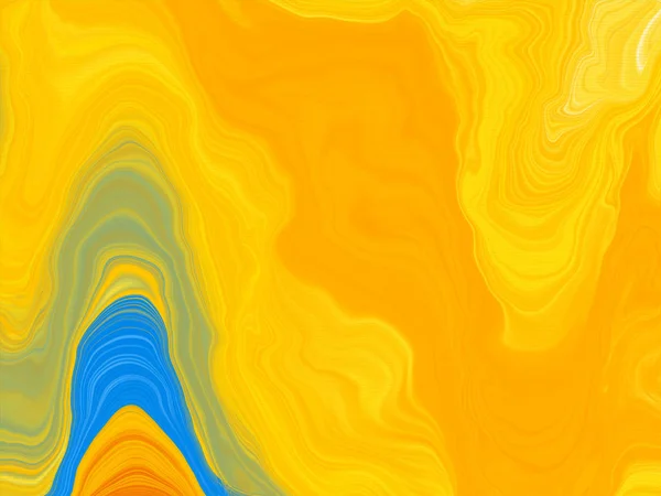 Arte azul amarillo Mármol dibujar pintura. Fondo abstracto Colorf —  Fotos de Stock