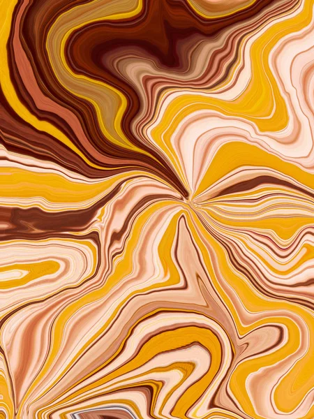 Arte amarillo marrón Concepto de mármol Pintura de dibujo a mano. Abstracto bac —  Fotos de Stock