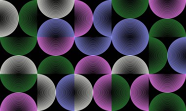 Neo Modernizm, soyut vektör geometrik şekil ve formlarla yapılmış. Basit form cesur grafik tasarımı, web sanatı, davetiye kartları, posterler, baskılar, tekstil, arka plan için kullanışlı.