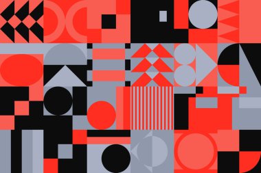 Vahşilik sanatı basit geometrik şekiller ve şekillerle yapılan soyut vektör kalıplarına ilham vermiştir. Kalın form grafik tasarımı, web sanatı, davetiye kartları, posterler, baskılar, tekstil, arka planlar için kullanışlı.