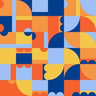 Bauhaus kompozisyon çizimleri, vektör soyut elementleri, çizgiler ve kalın geometrik şekiller, web sitesi arka planı için kullanışlı, poster tasarımı, dergi ön sayfası, afişler, baskılar, kapaklar.