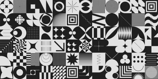 Basit şekilli ve tek renkli basit geometrik soyut vektör deseni. Geometrik grafik kompozisyonu, web tasarımı, kartvizit, davetiye, poster, tekstil baskısı, arkaplan.