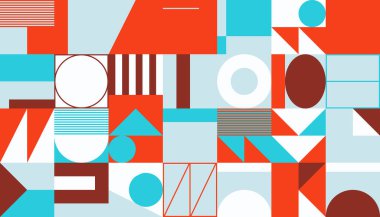 Yüksek teknoloji çizgileri ve geometrik şekilleri olan vektör soyut teknolojik elementlerin dijital kolajı, web arkaplanı, poster tasarımı, dergi ön sayfası, hitech baskısı, kapak resmi.