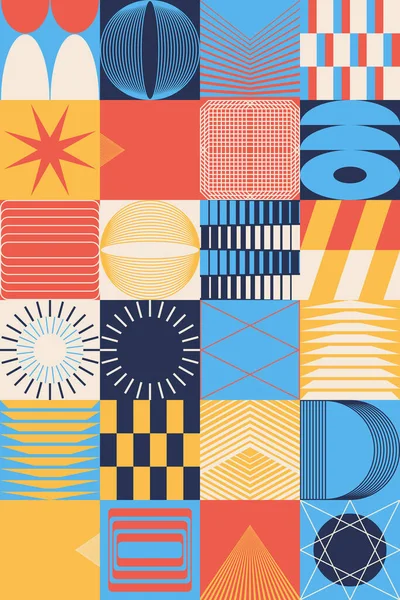 Basit geometrik doğrusal grafiklerle yapılan minimalist soyut vektör deseni tasarımı. Arkaplan ve dokular için harika, web tasarımı, poster sanatı, markalaşma unsurları, tekstil ve kumaş baskıları.